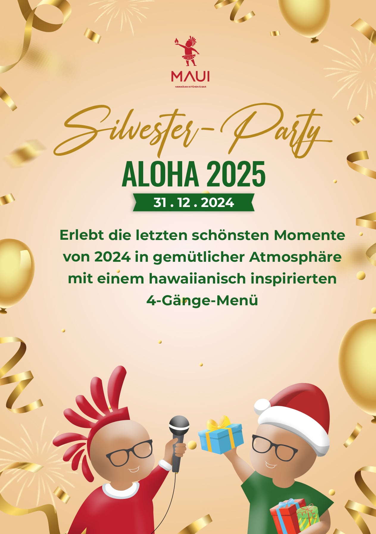 Silvester-Tickets für MAUI am Rotkreuzplatz sichern!